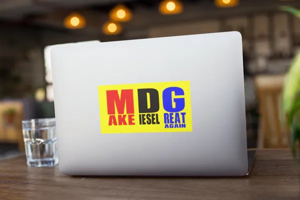 Hovedbilde Make Diesel Great again farget klistremerke