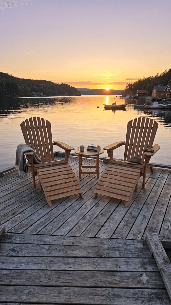 Woods Adirondack fotstøtte