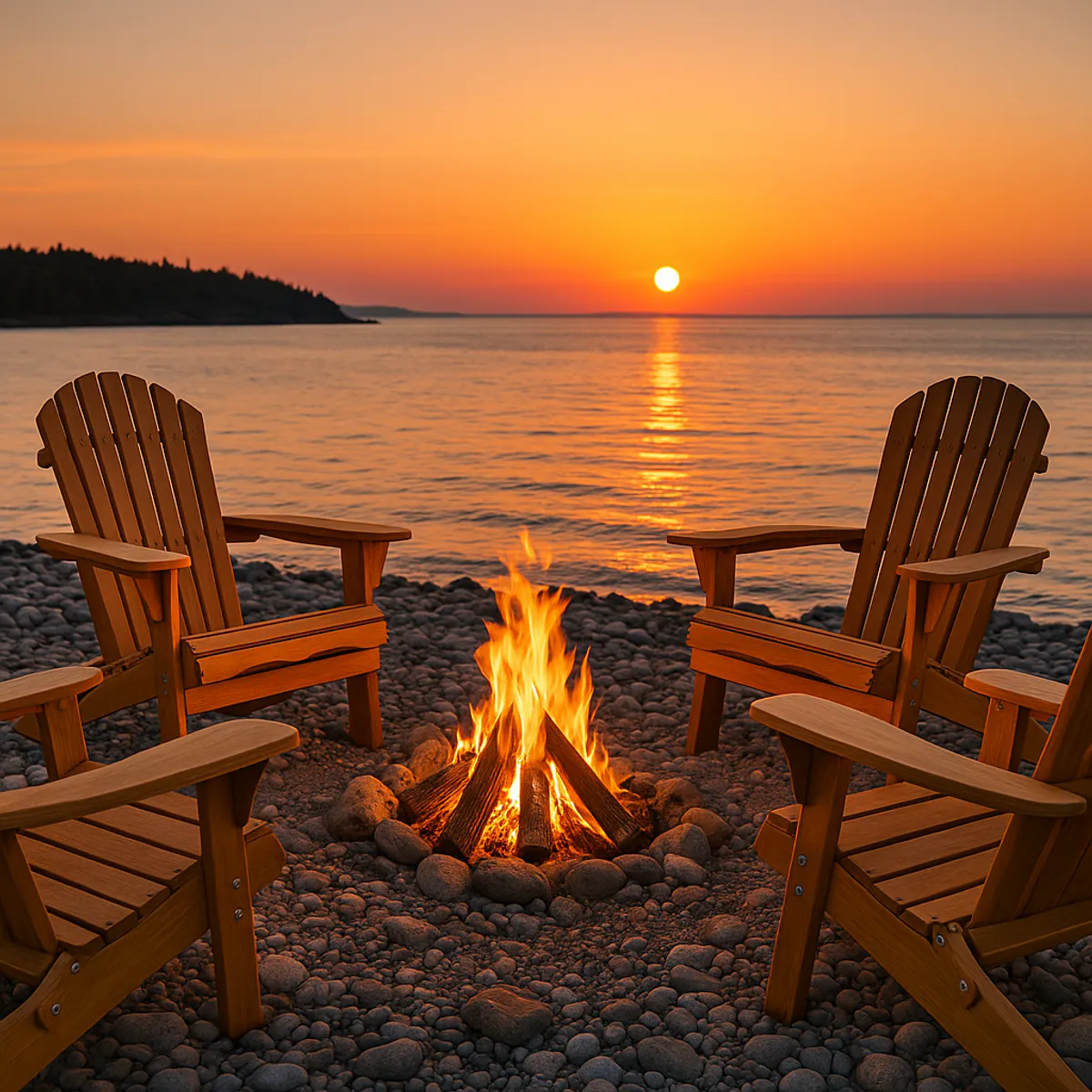 Woods adirondack sammenleggbar