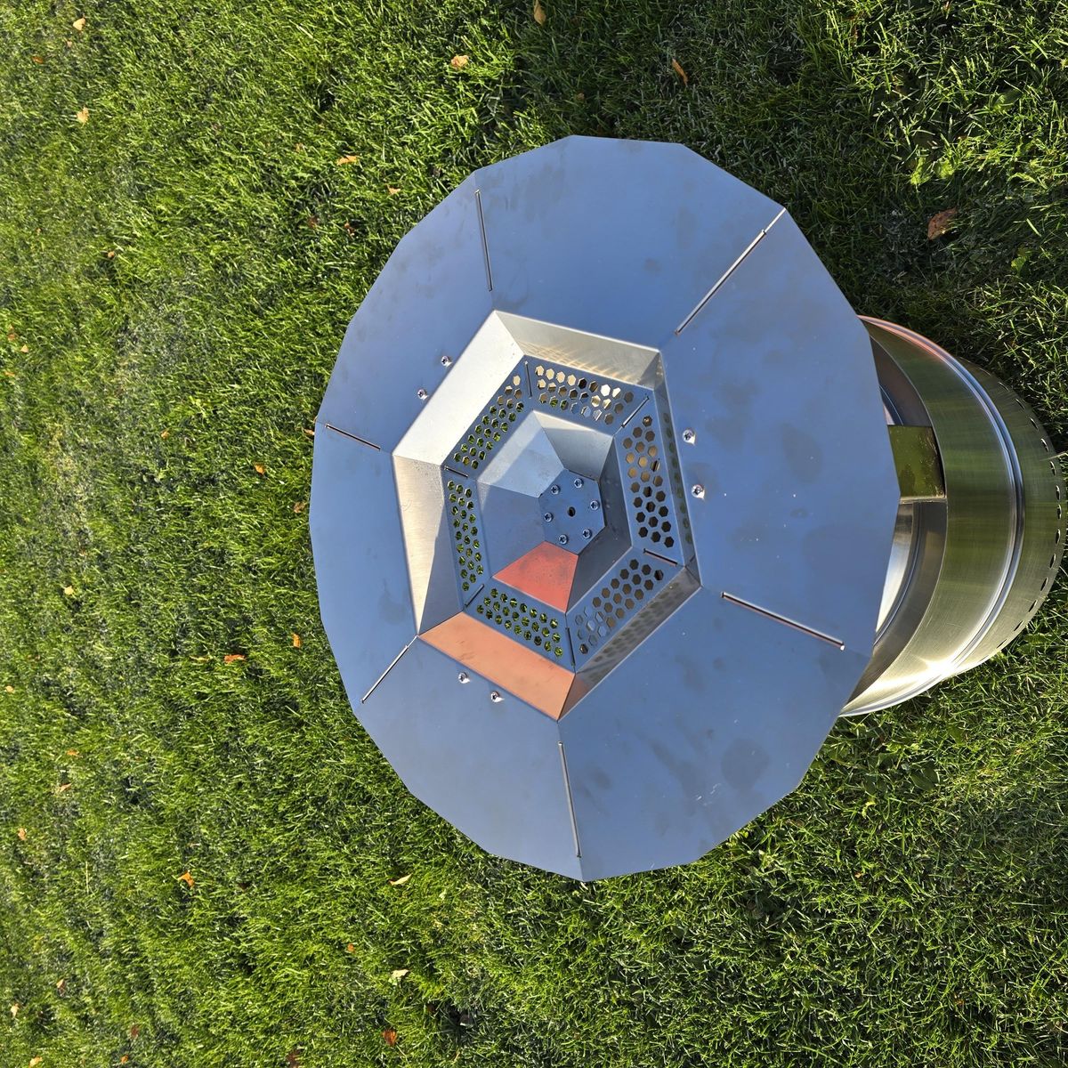 Varme deflektor Bålpanne