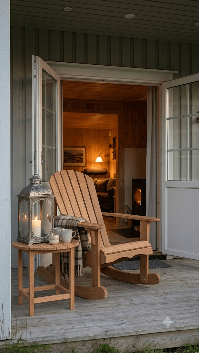 Adirondack gyngestol-sett